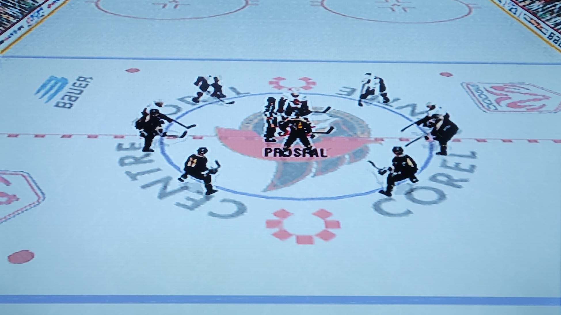 The Ottawa Senators and the New Jersey Devils get set for a faceoff